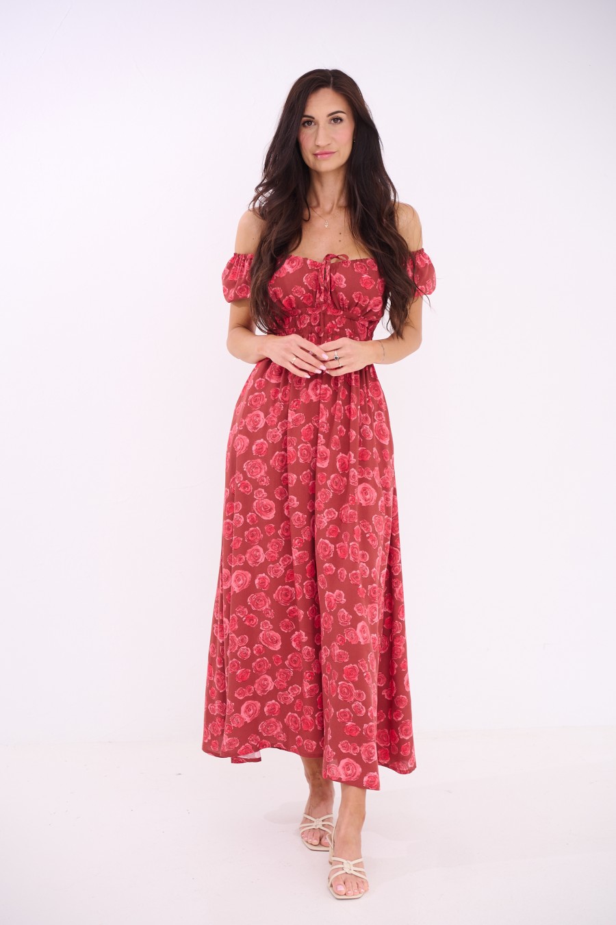 Sukienka Valentina Maxi Rosa