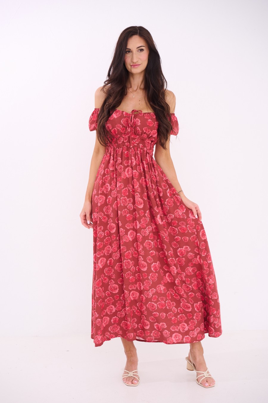 Sukienka Valentina Maxi Rosa