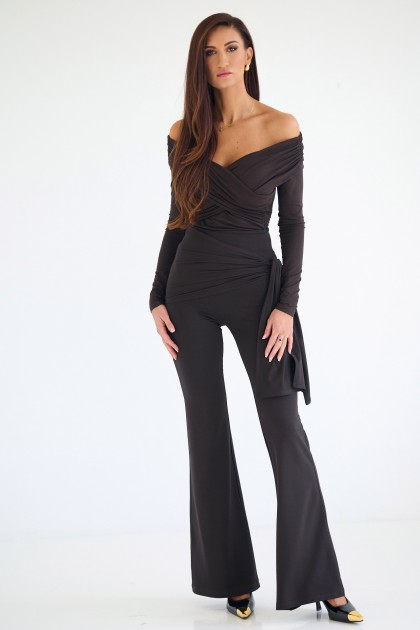 Longsleeve Rosa gorzka czekolada