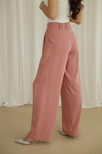 Spodnie Garniturowe Calypso Róż
